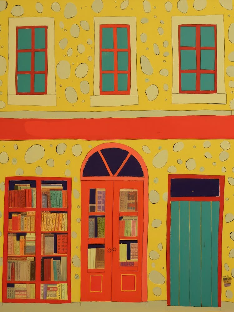 Collioure The Book Nook Pastel Colours 2