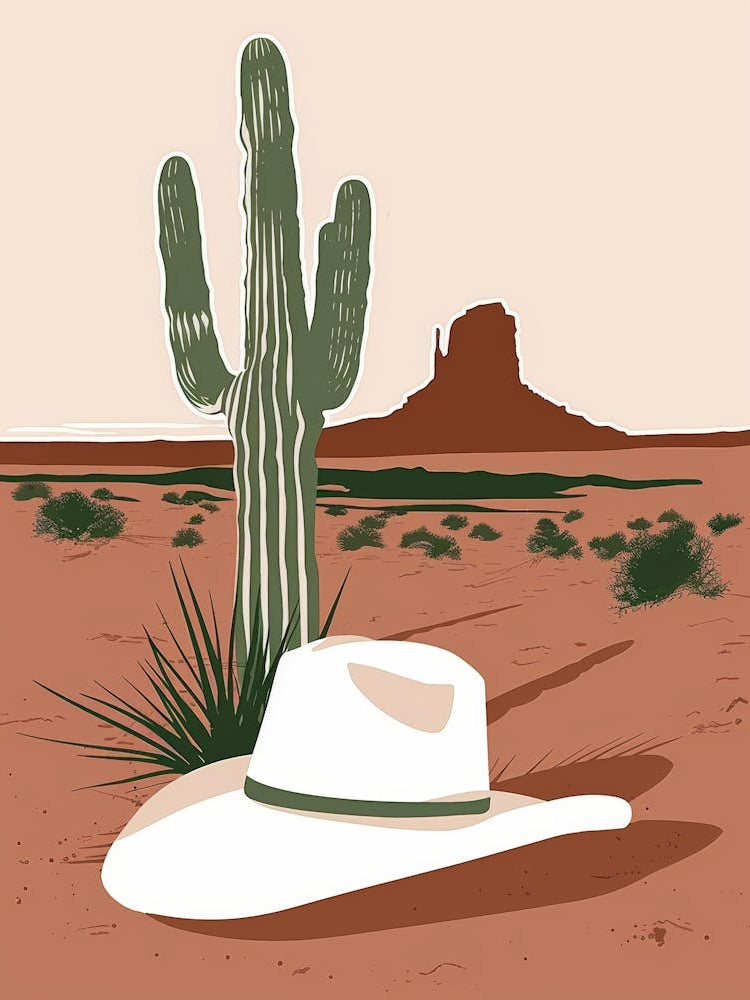 Cactus And Hat