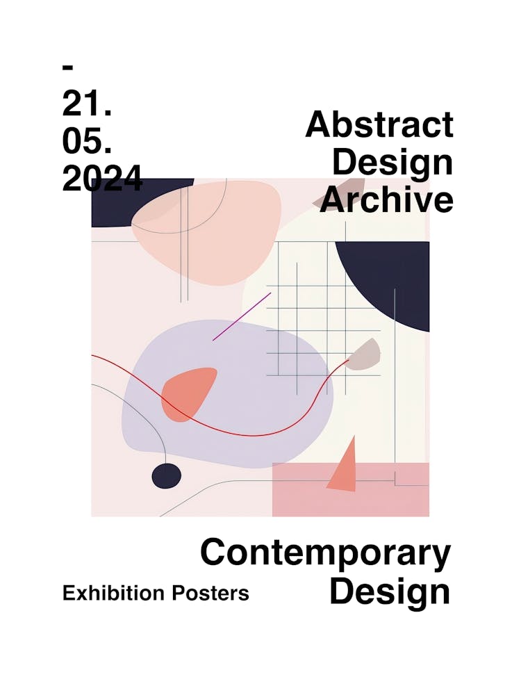Abstract Design Archive Poster 16