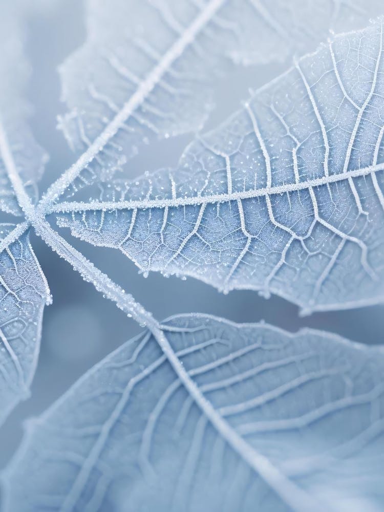 Frostiges Blatt 1