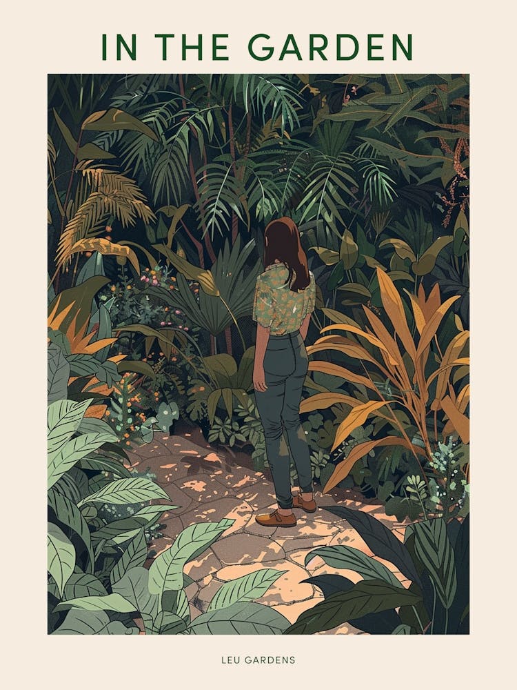 In The Garden Poster Leu Gardens Usa 1