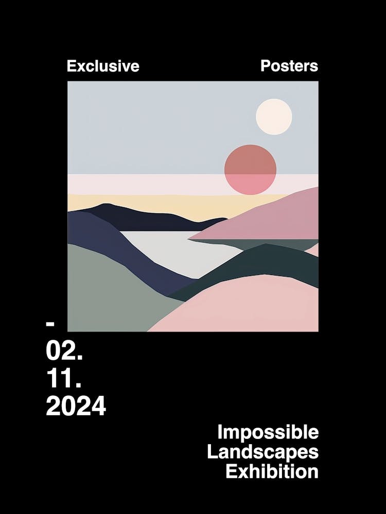 Impossible Landscapes Exhibition Archive Poster 24