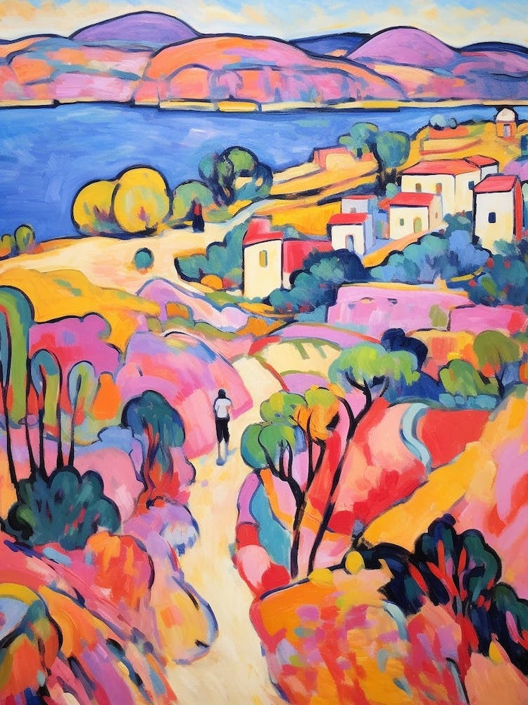 Sharm El Sheikh Egypt 4 Fauvist Painting