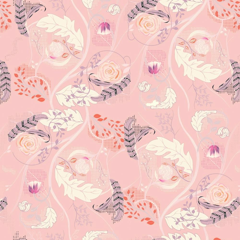 Gravure De Rose Soft Pink Vignette