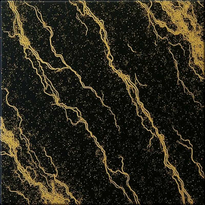 Gold And Black Marble
