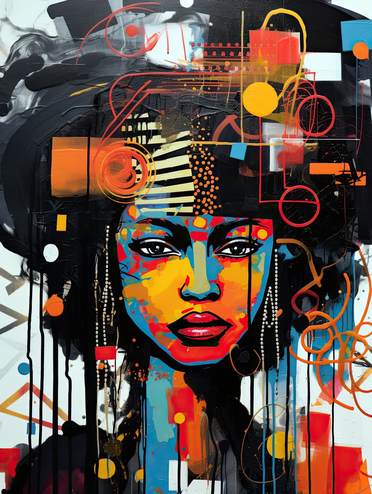 African Woman, afro