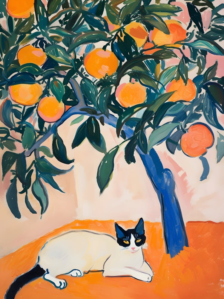 Orange Tree Cat