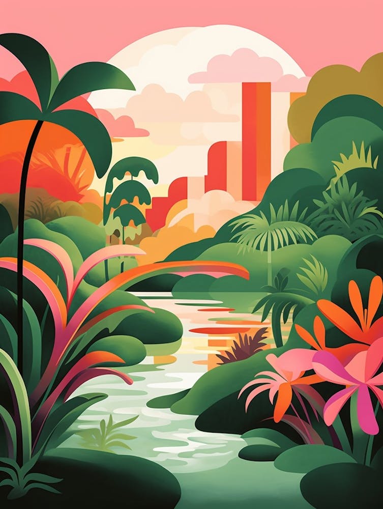 Tropical Abstract Minimalist 2