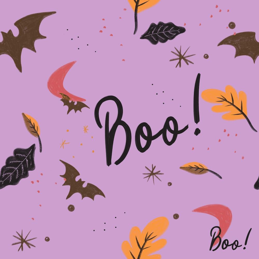 Vinatage Lilac Batty Boo