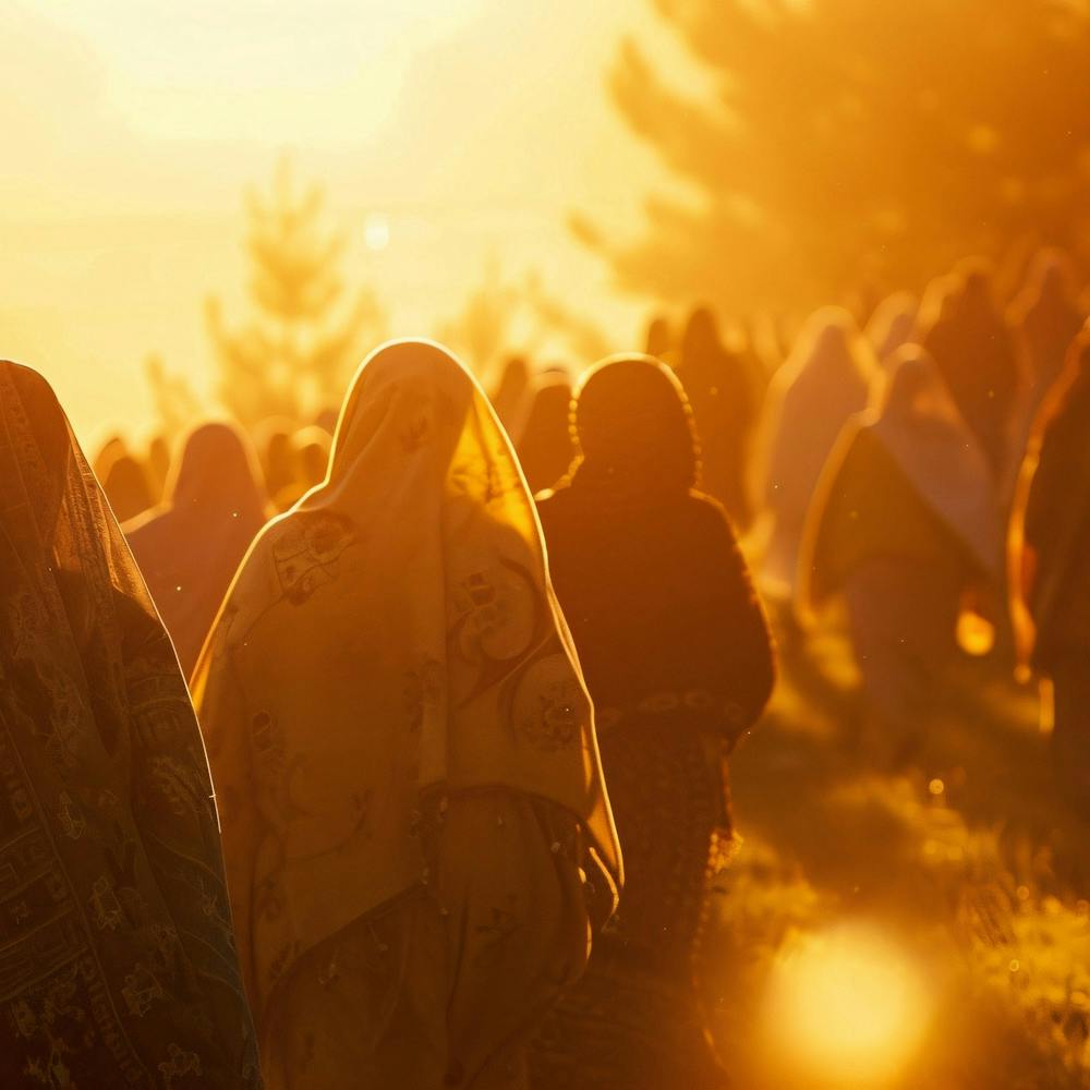 Women Walking In The Sun