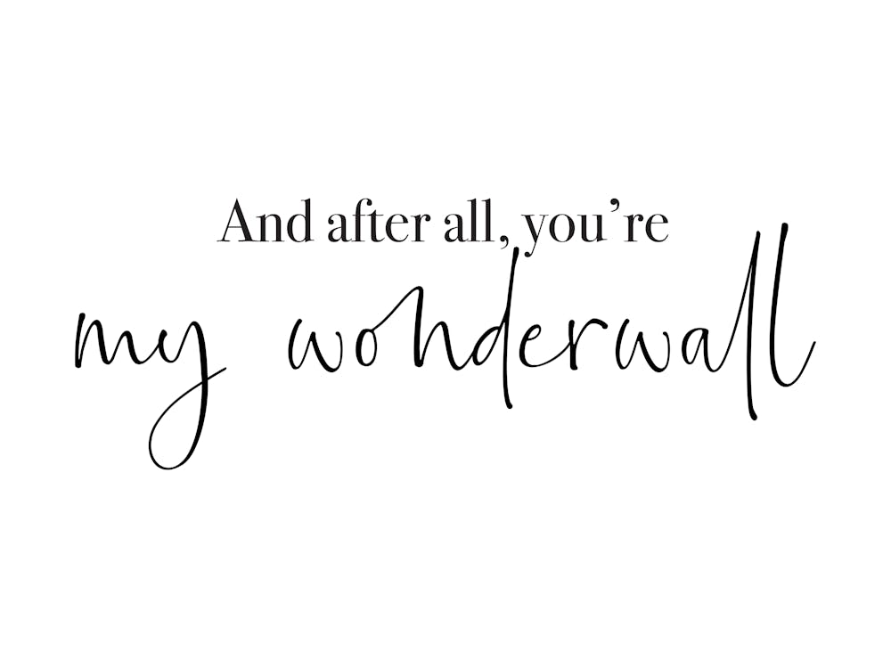 Wonderwall Cute Font