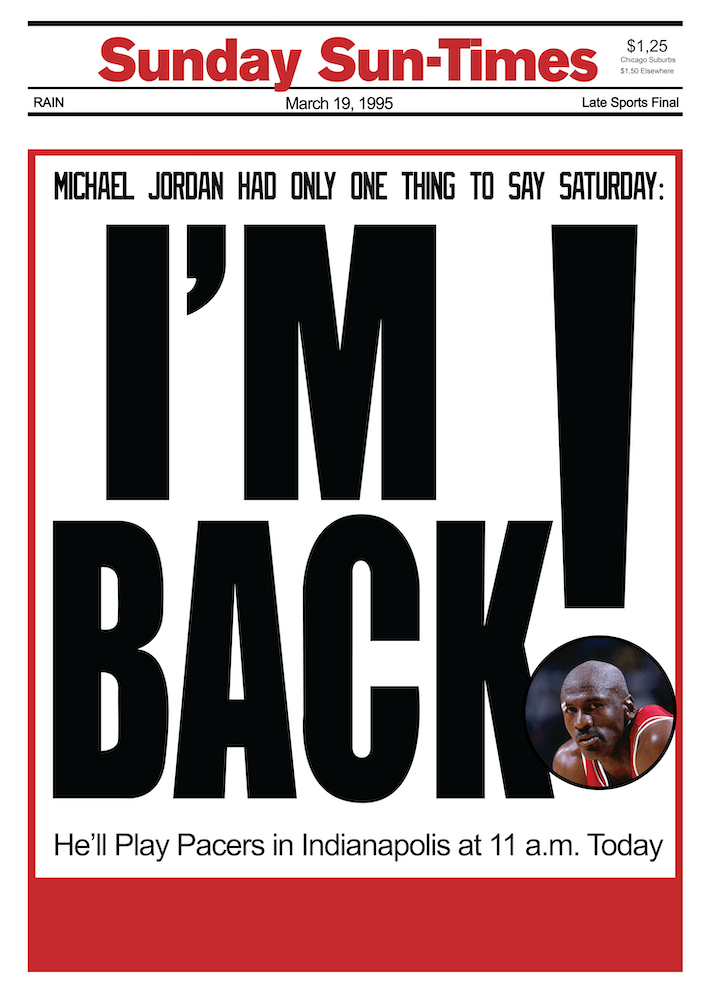 I'm Back Jordan Basketball Comeback