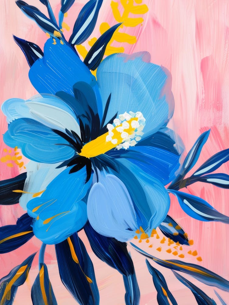 Blue Hibiscus 4