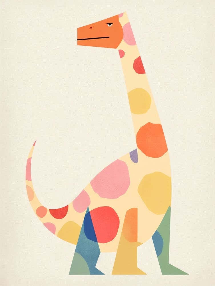 Nursery Dinosaur Art Ouranosaurus 2