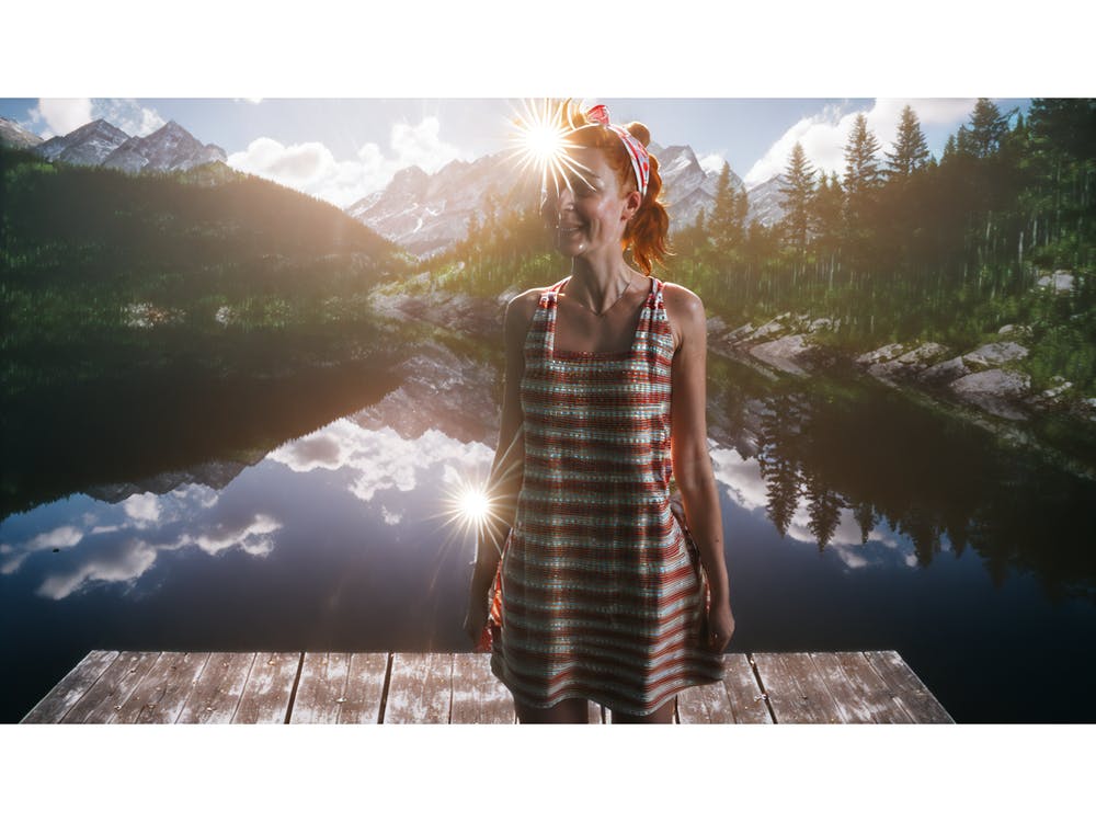 Girl On A Dock