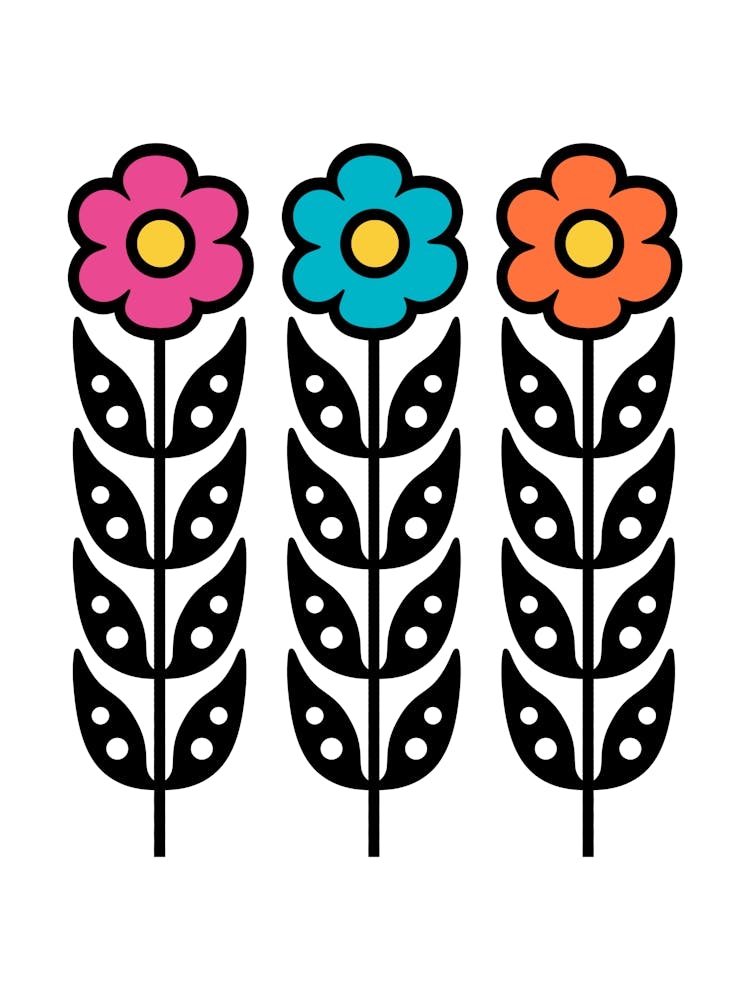 Mid Century Modern Flower