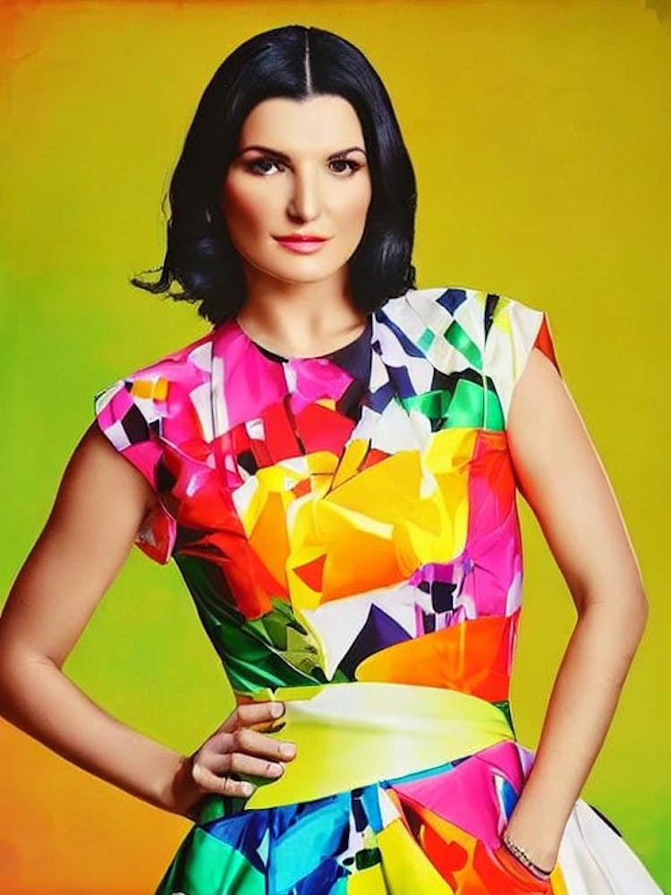 Laura Pausini 2 Colourful Pop Art