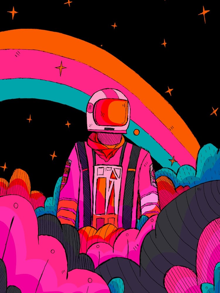 Rainbow Astronaut