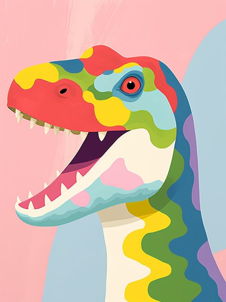 Colourful Dinosaur Camptosaurus 2