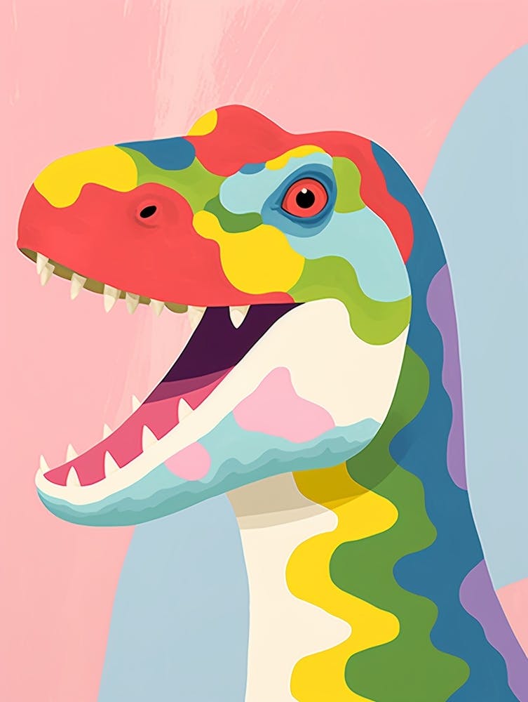 Colourful Dinosaur Camptosaurus 2