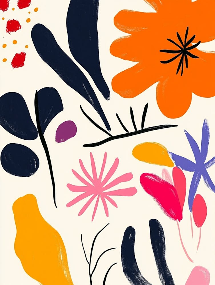 Abstract Floral Painting 15