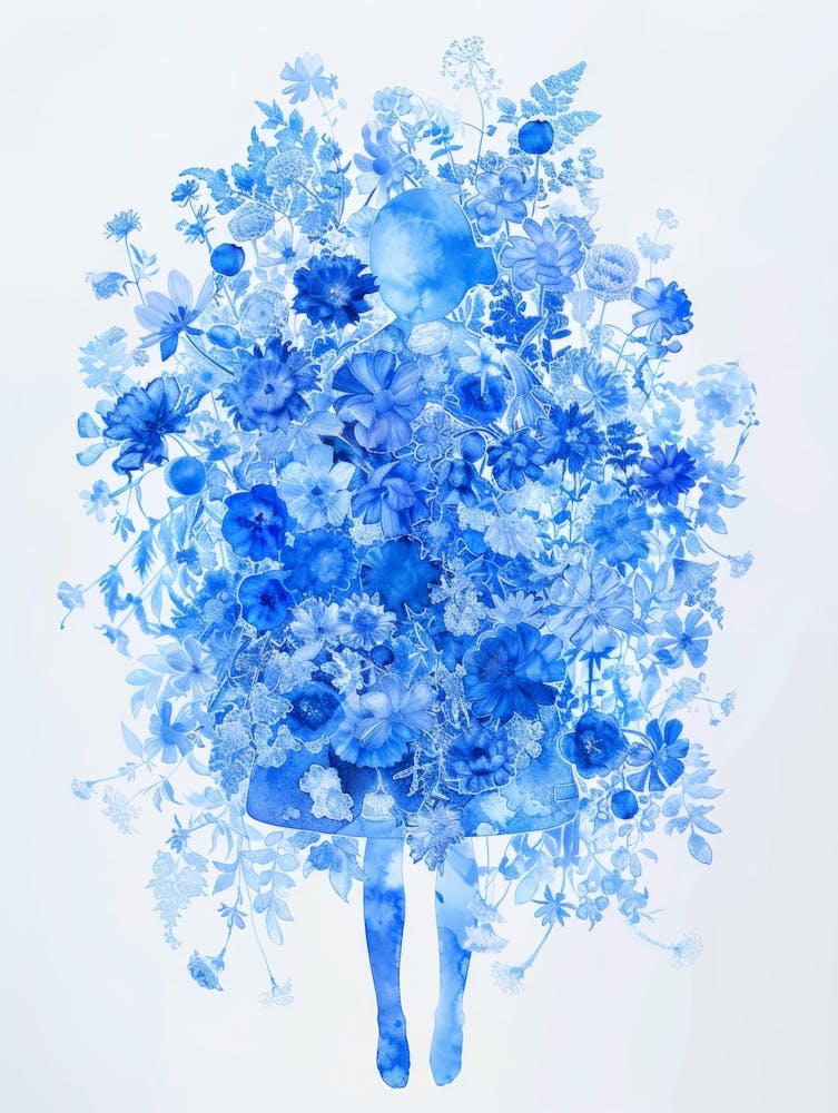 Blue Flowers 75