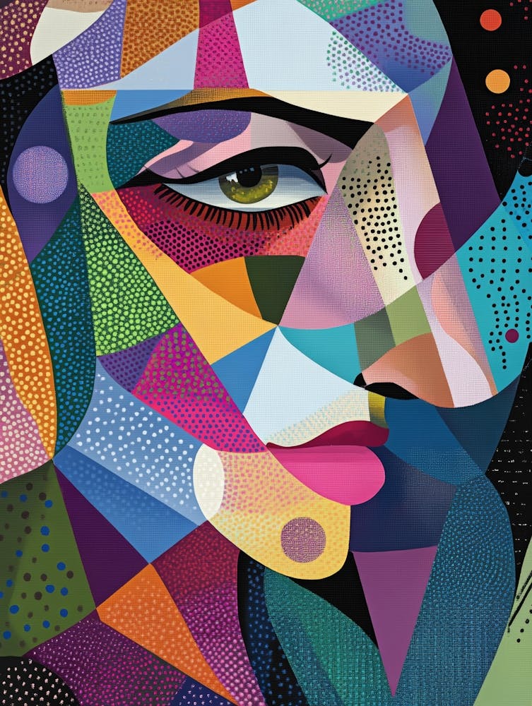 Abstract Woman'S Face 29