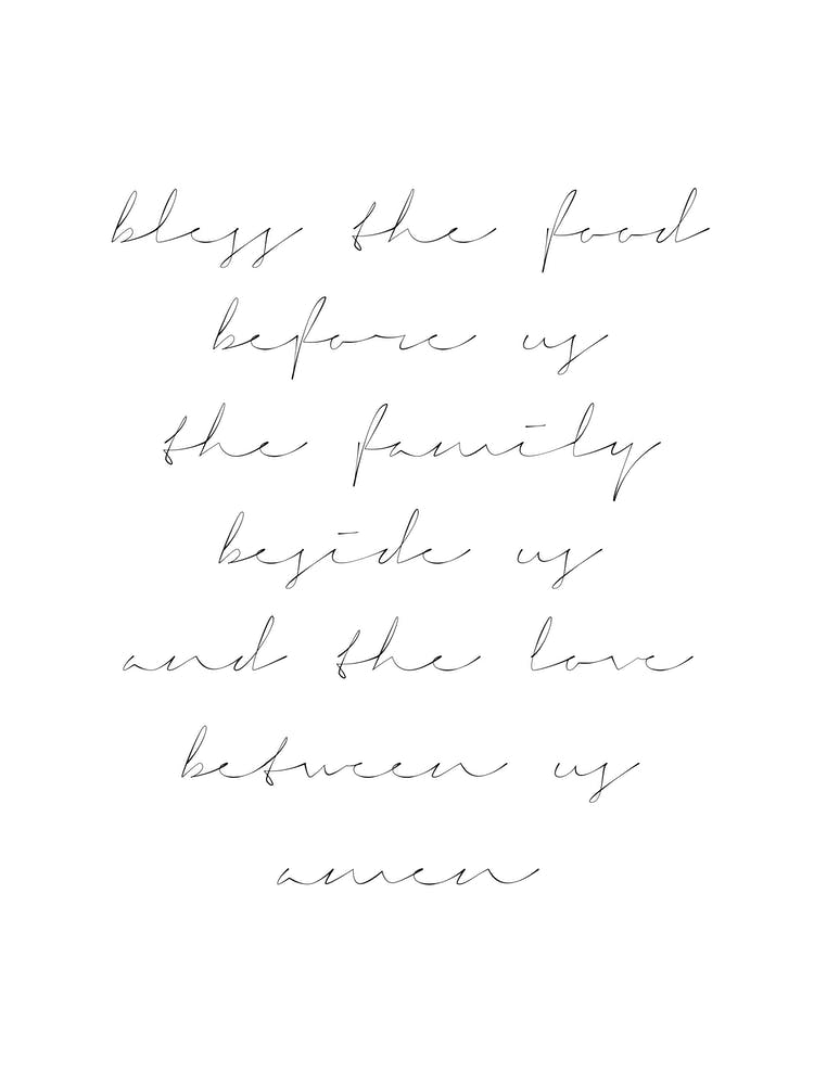 Bless The Food Before Us Square