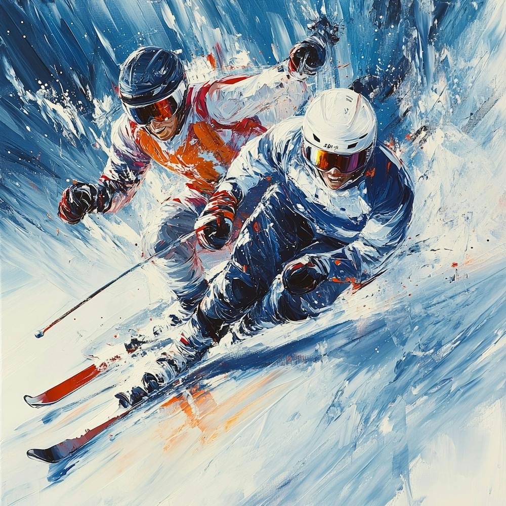 Skiers Art