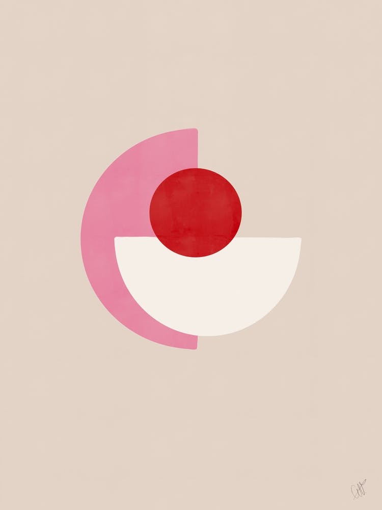 Pink and Red Abstract No. 2