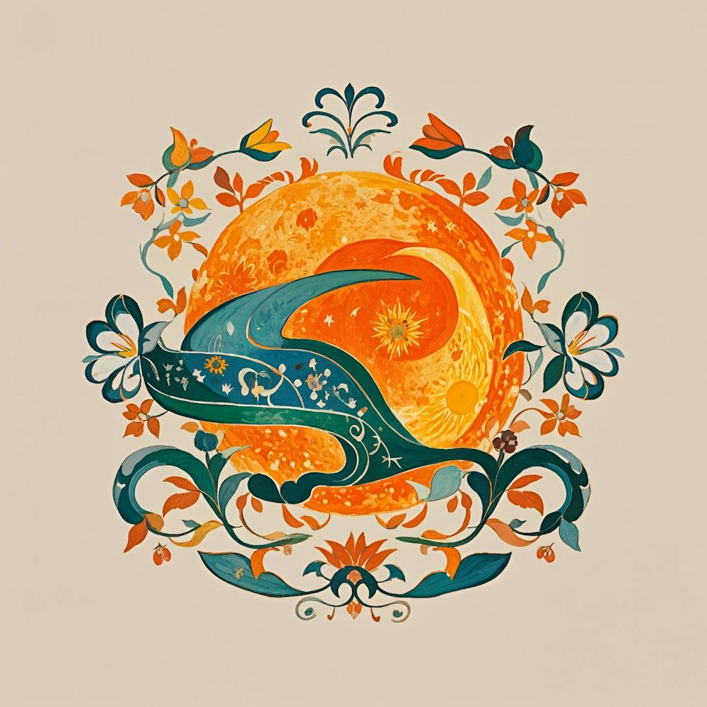 Moon And Sea
