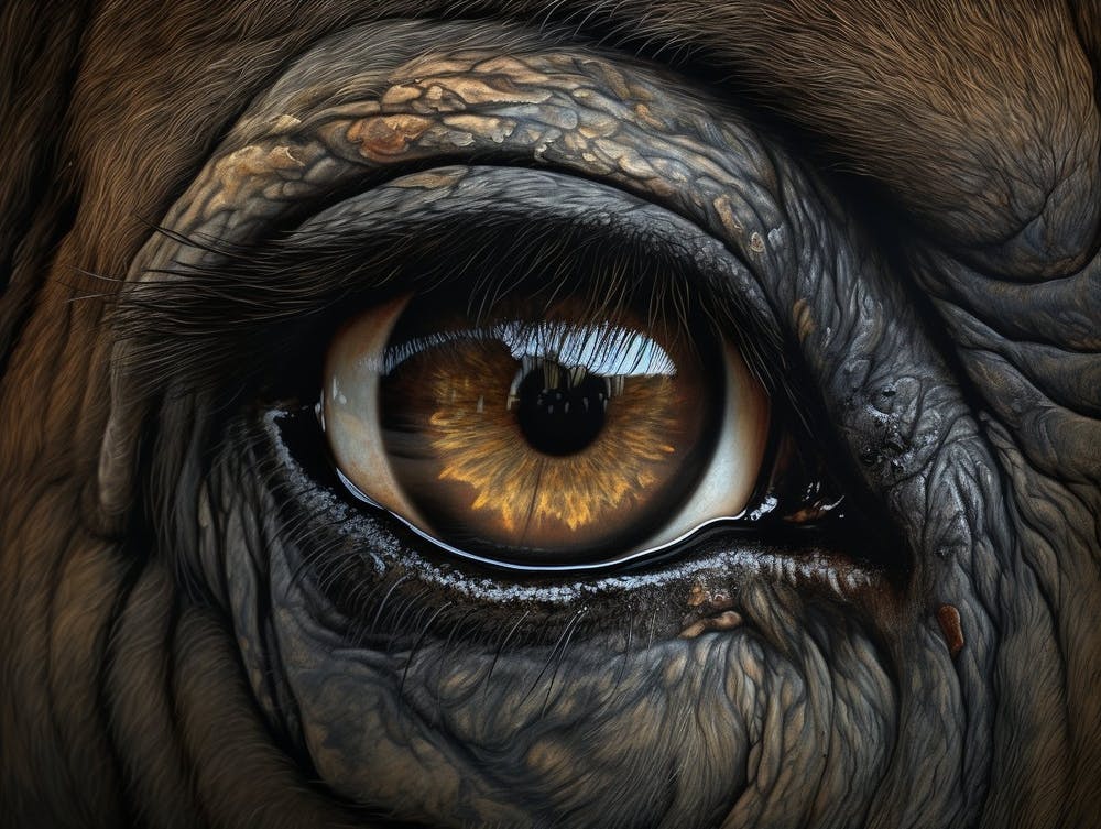 African Buffalo Eye 1