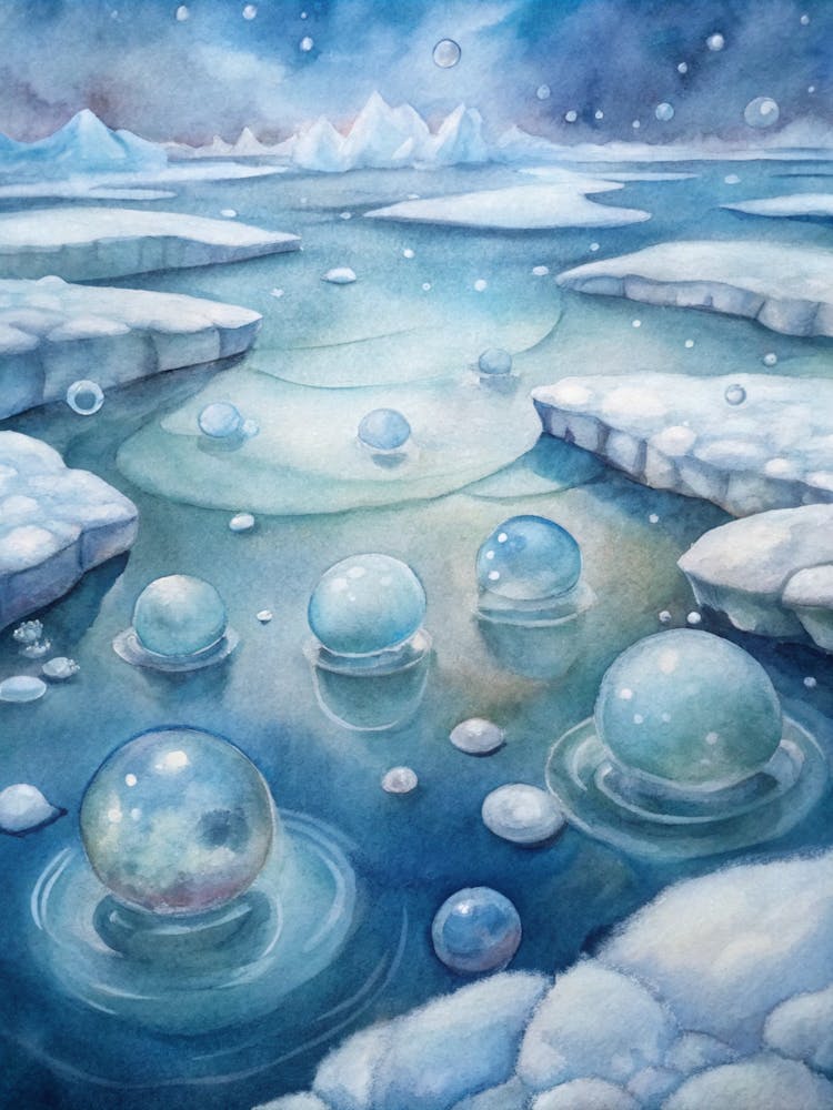 Bubbles In The Ice