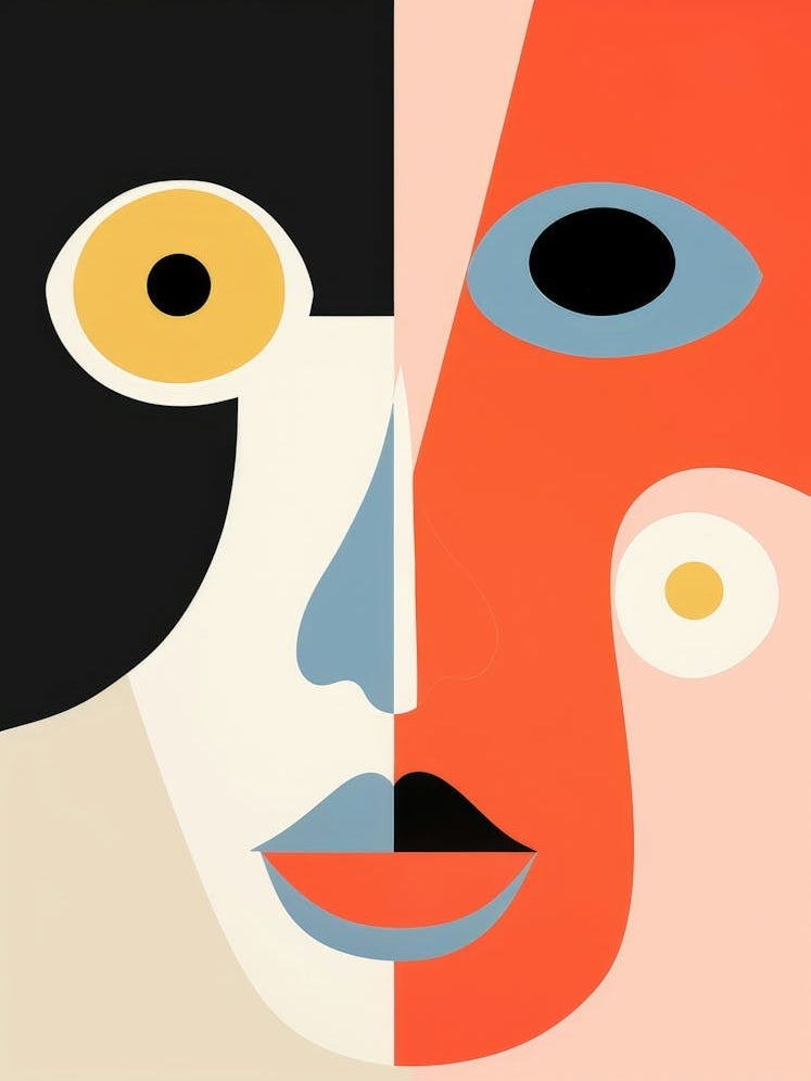 Abstract Portrait Of A Woman 5