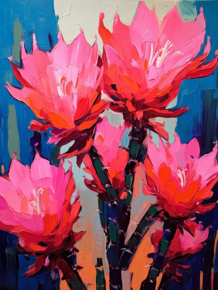 Cactus Painting Echinocereus 2