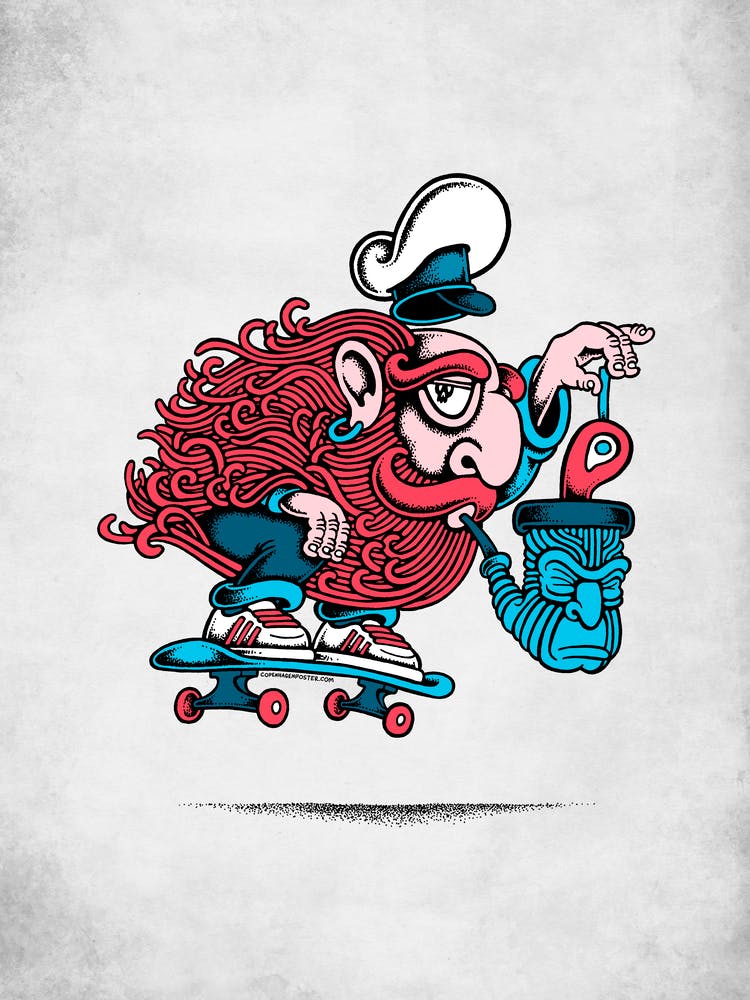 Sailor Skateboard Pipe