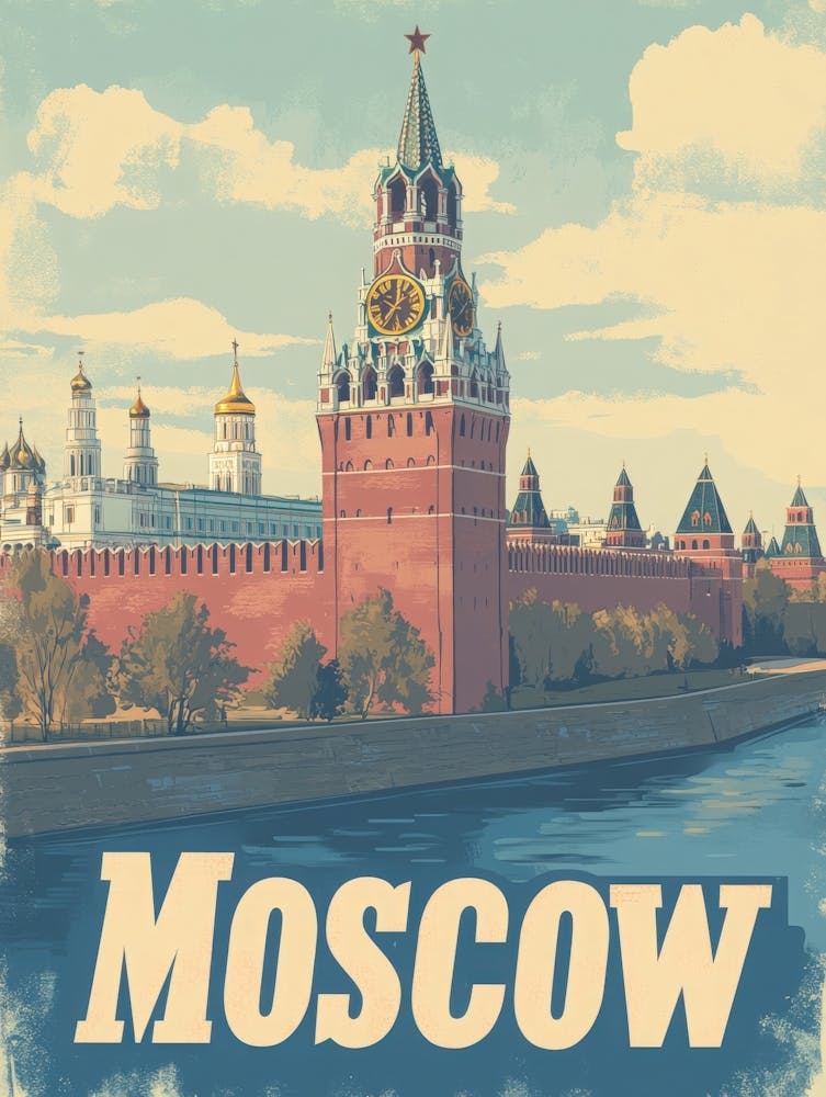 Aihrgdesign A Classic 1960s Travel Poster For Moscow Showcasi 37ab6276 311f 43b2 Ab83 0dcdd43cffe4 2