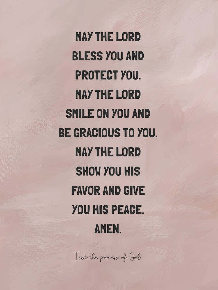 May The Lord Bless You And Protect You 02