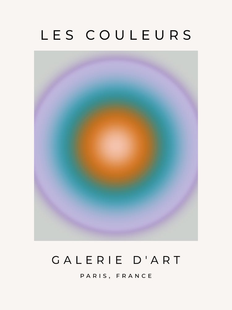 Les Couleurs | 10 - Bright Colorful Aura Gradient