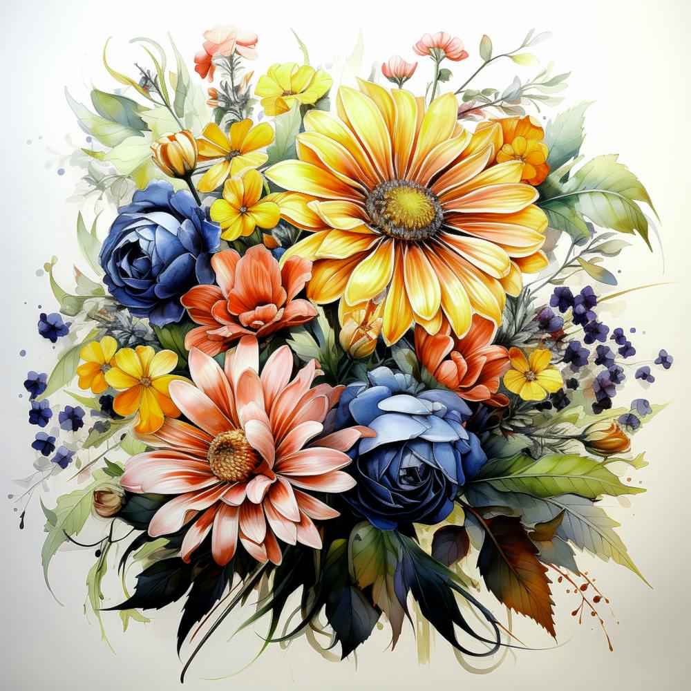 Botanical Explosion Modern Art In Every Petal