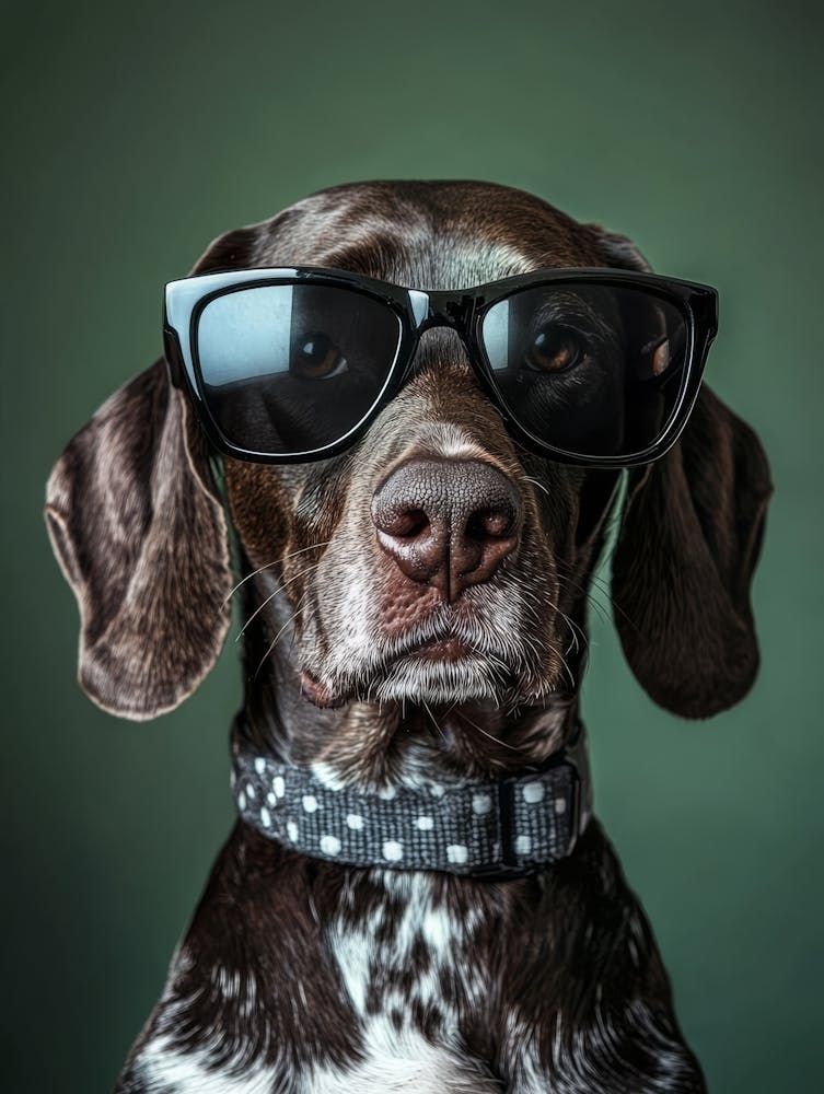 Dog In Sunglasses. Generated AI. 6