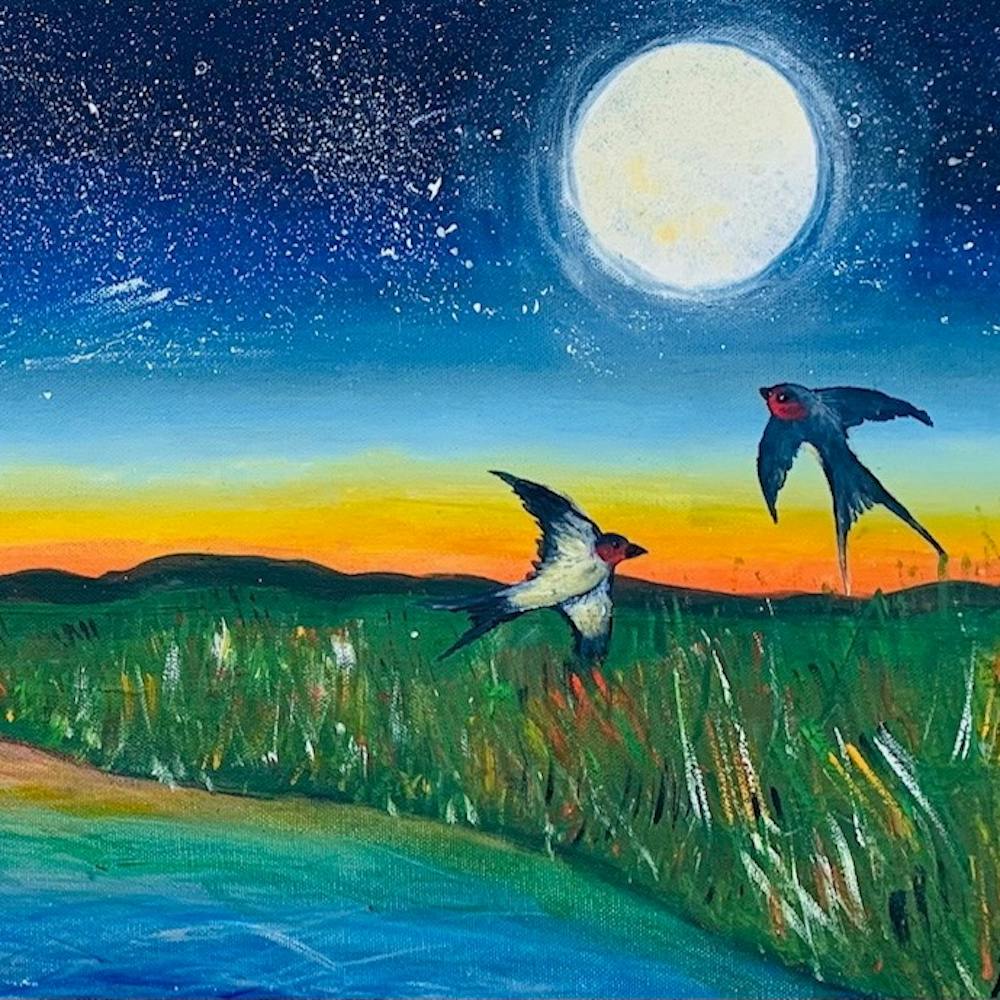 Swallows At Night