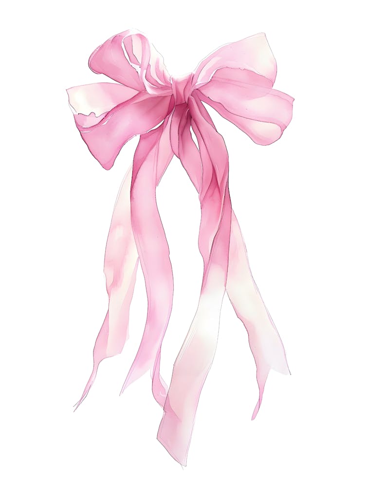 Pink Ribbon Bow