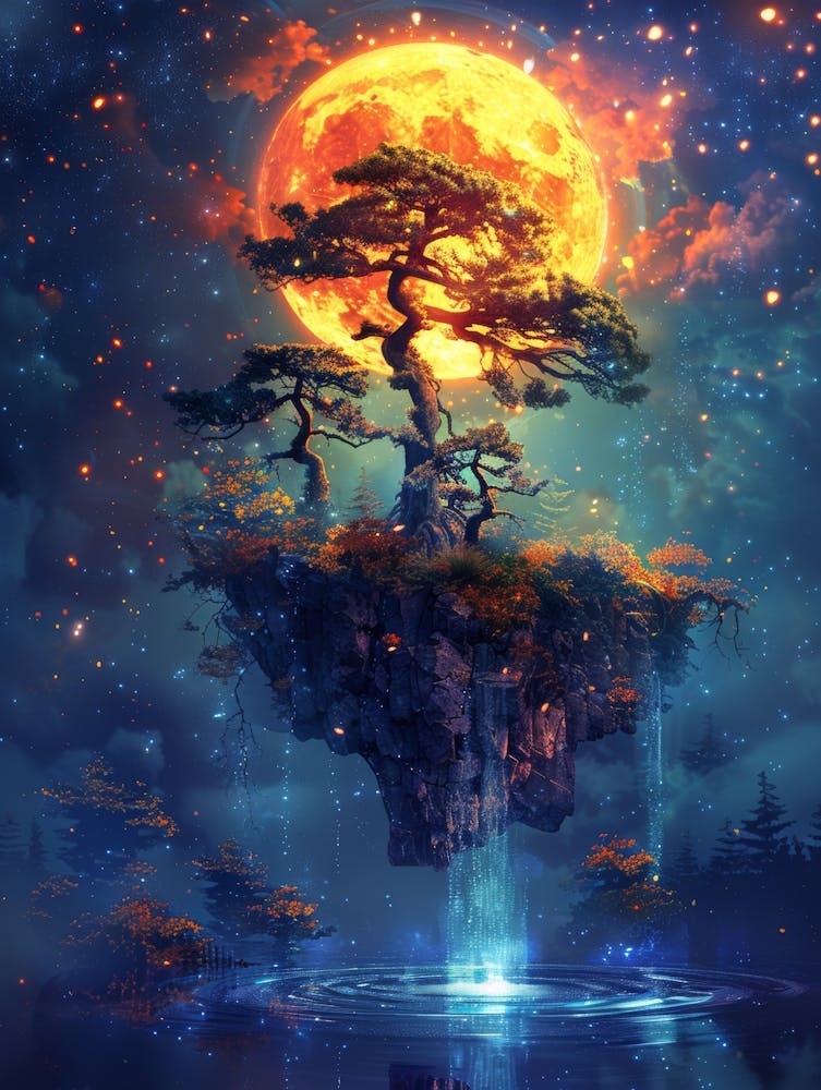 Tree In The Moonlight 2