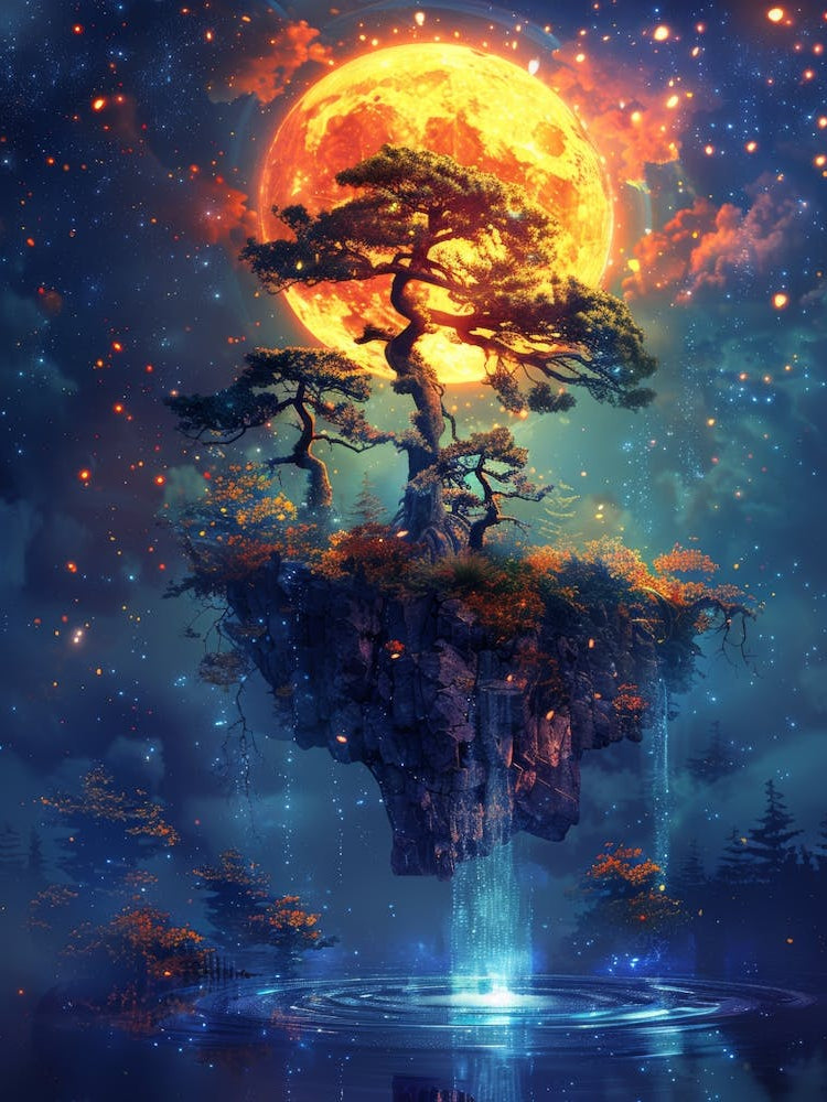 Tree In The Moonlight 2