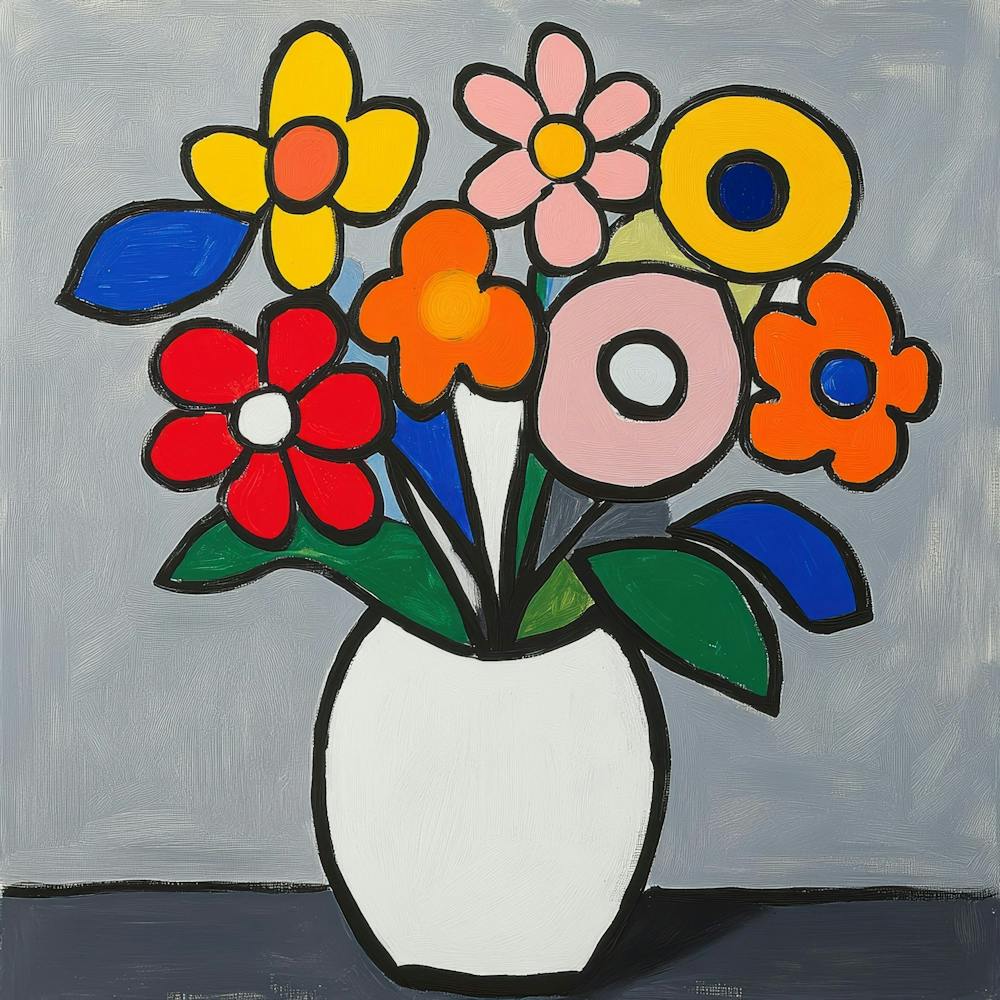 Fleurs Dans Un Vase 335