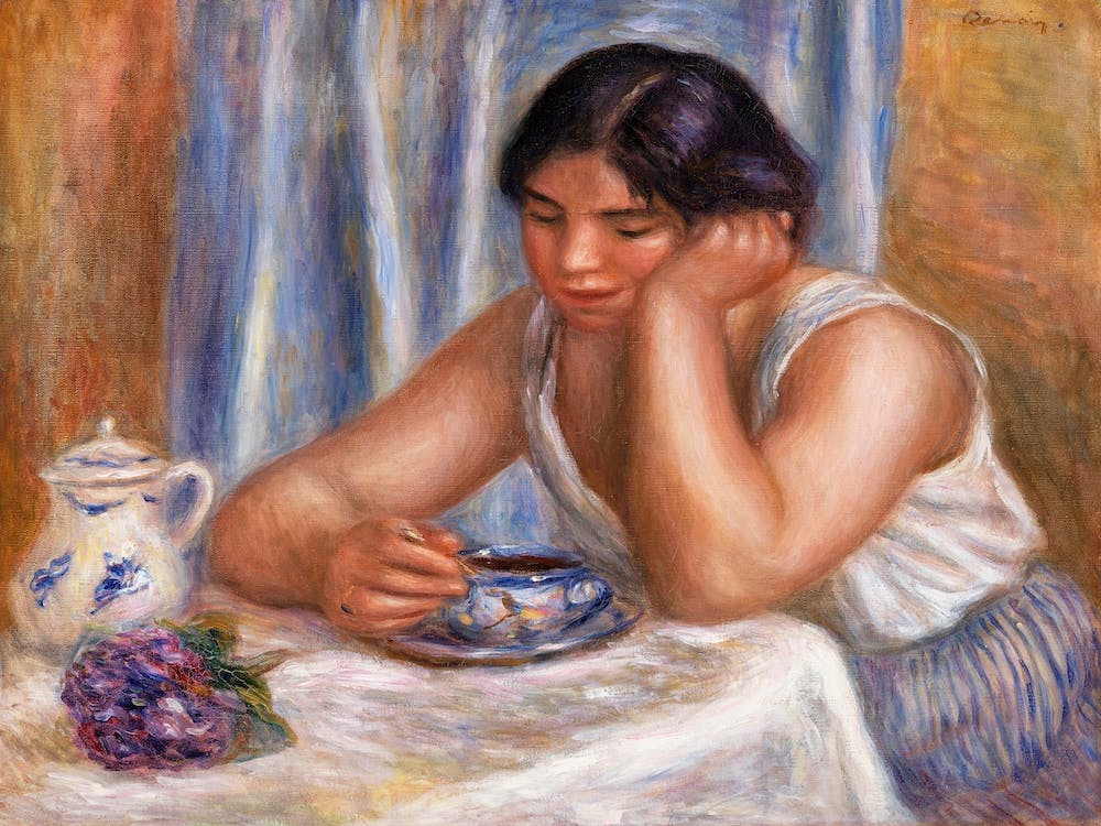 Cup Of Chocolate (1912), Pierre Auguste Renoir