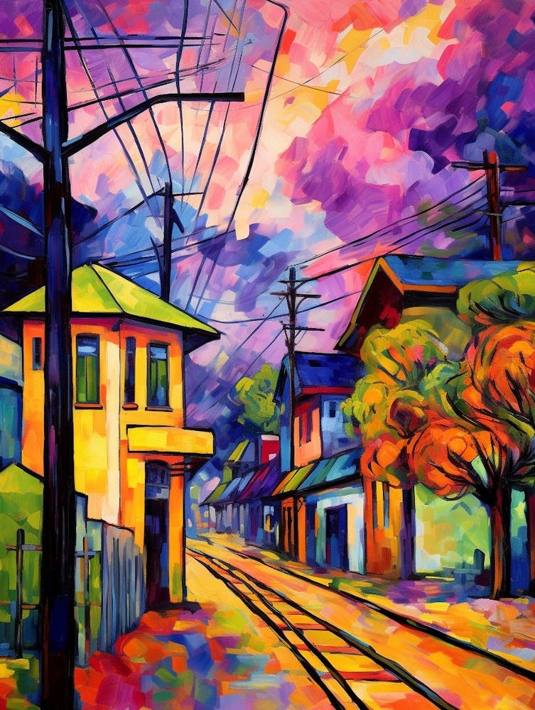Bellingham Washington Retro Pop Art 3