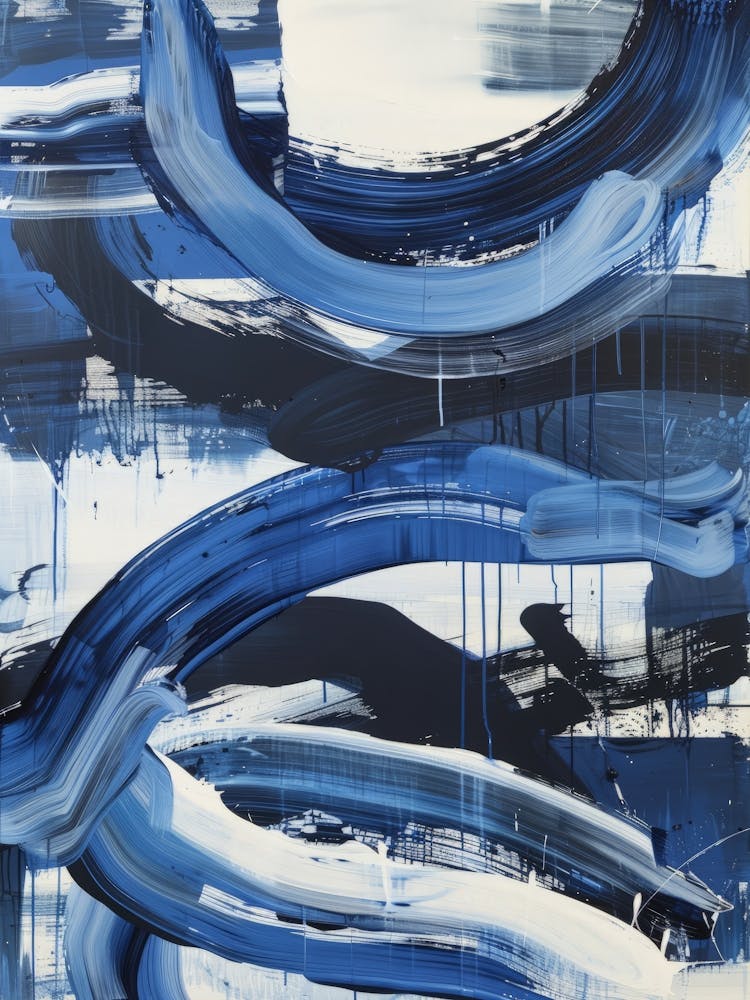 Abstract Blue Painting 3