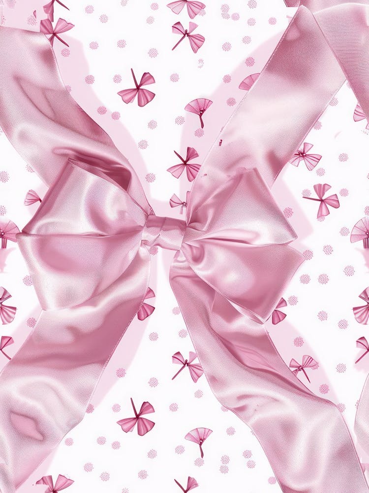 Big Pink Bow Pattern
